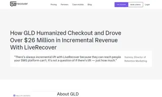 Preview of the GLD Case Study