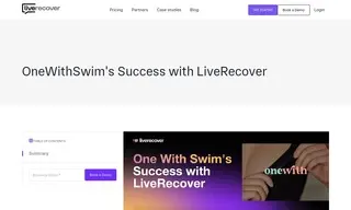 Preview of the OneWithSwim Case Study