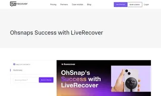 Preview of the Ohsnaps Case Study