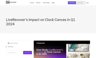 Preview of the Clock Canvas Case Study