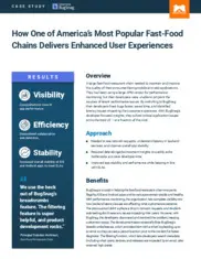 Preview of the Large Fast-Food Restaurant Chain Case Study