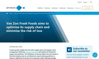 Preview of the Van Zon Fresh Foods Case Study