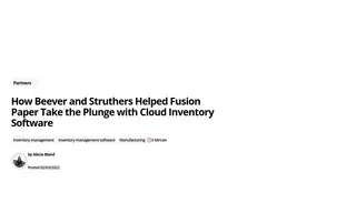 Preview of the Beever and Struthers Case Study