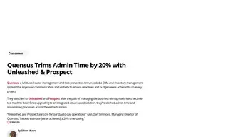 Preview of the Quensus Case Study