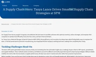 Preview of the Special Products & MFG Case Study