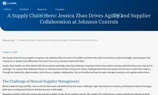 Preview of the Johnson Controls Case Study