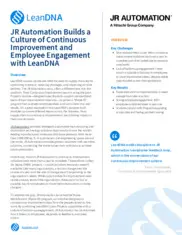Preview of the JR Automation Case Study