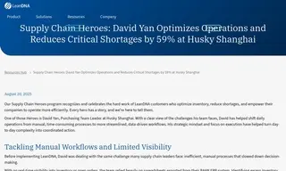 Preview of the Husky Shanghai Case Study