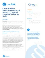 Preview of the Cirtec Medical Case Study