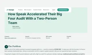 Preview of the Speak Case Study