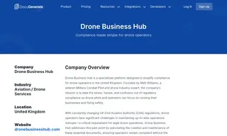 Preview of the Drone Business Hub Case Study
