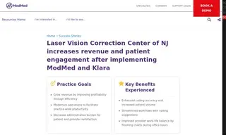 Preview of the Laser Vision Correction Center of NJ Case Study
