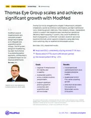 Preview of the Thomas Eye Group Case Study