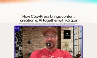 Preview of the CopyPress Case Study