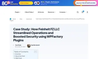 Preview of the Feinheit FZ LLC Case Study