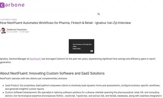 Preview of the NextFluent Case Study