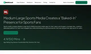 Preview of the Medium Large Sports Media Case Study