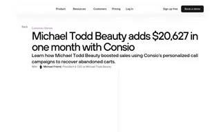 Preview of the Michael Todd Beauty Case Study