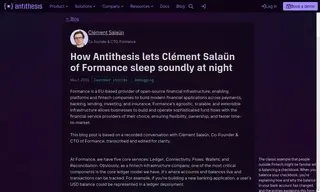 Preview of the Formance Case Study