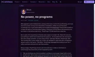 Preview of the PingThings Case Study