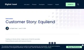 Preview of the EquiLend Case Study