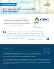 Preview of the CPC Engineering Case Study