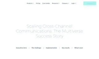 Preview of the Multiverse Case Study