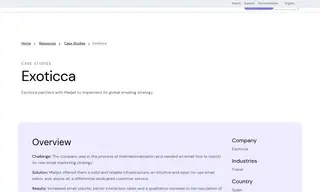 Preview of the Exoticca Case Study