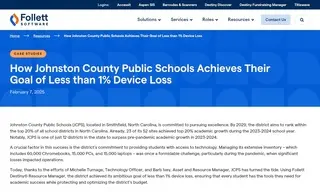 Preview of the Johnston County Public Schools Case Study