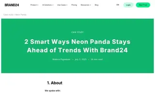 Preview of the Neon Panda Case Study