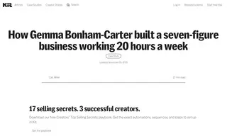 Preview of the Gemma Bonham-Carter Case Study