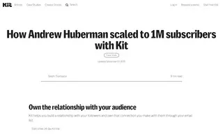 Preview of the Huberman Lab Case Study