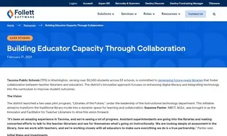 Preview of the Tacoma Public Schools Case Study