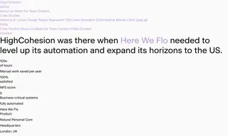 Preview of the Here We Flo Case Study