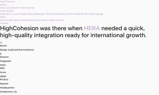 Preview of the Hera Case Study