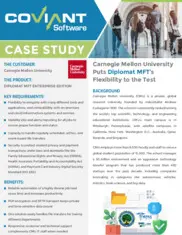 Preview of the Carnegie Mellon University Case Study