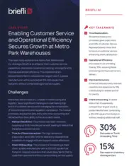 Preview of the Metro Park Warehouses Case Study