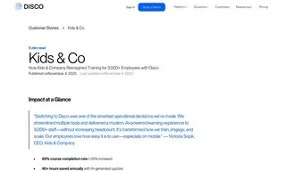 Preview of the Kids & Co Case Study