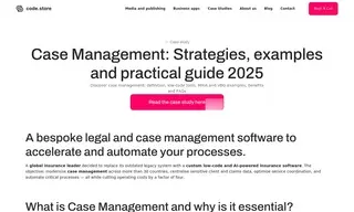 Preview of the Global Insurance Company Case Study