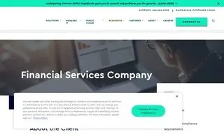 Preview of the Large Financial Services Company Case Study