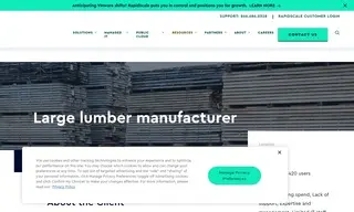 Preview of the Large Lumber Manufacturer Case Study