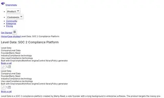 Preview of the Level Data Case Study