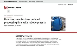 Preview of the U.S. Pharmaceutical Manufacturer Case Study