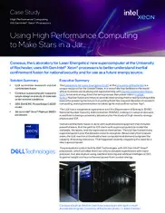 Preview of the Laboratory for Laser Energetics (LLE) Case Study