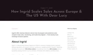 Preview of the Ingrid Case Study