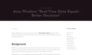 Preview of the AINA Wireless Case Study