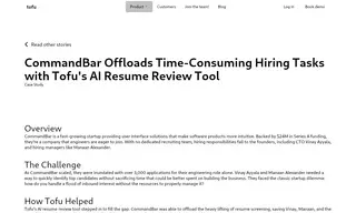 Preview of the CommandBar Case Study