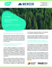 Preview of the Mercer International Case Study