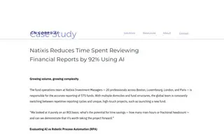 Preview of the Natixis Case Study