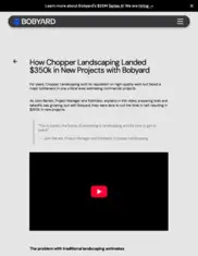 Preview of the Chopper Landscaping Case Study